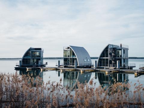 Reeds Lake Pier Buildings
